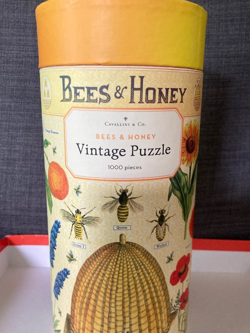 Cavallini Vintage Puzzle / Bees & Honey / 1000 Pieces